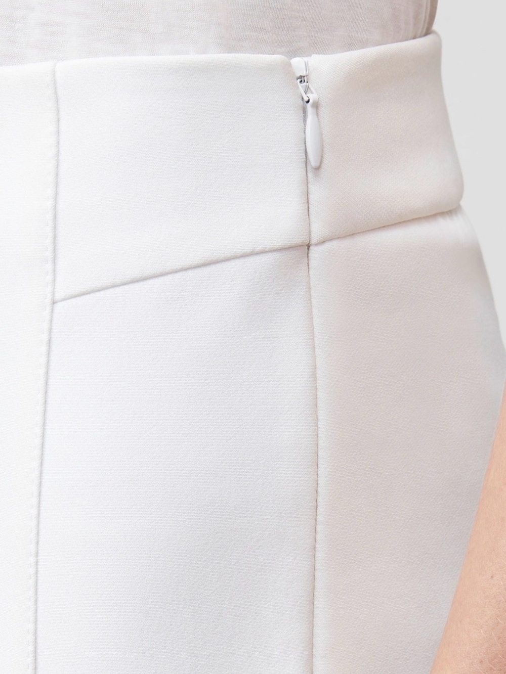 Lafayette 148 New York Cream Gramercy Pants - Picture 2 of 6